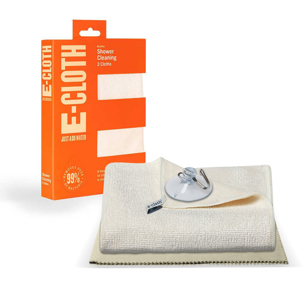 E-CLOTH Shower & Bathroom Eco Cleaning Cloth Pack