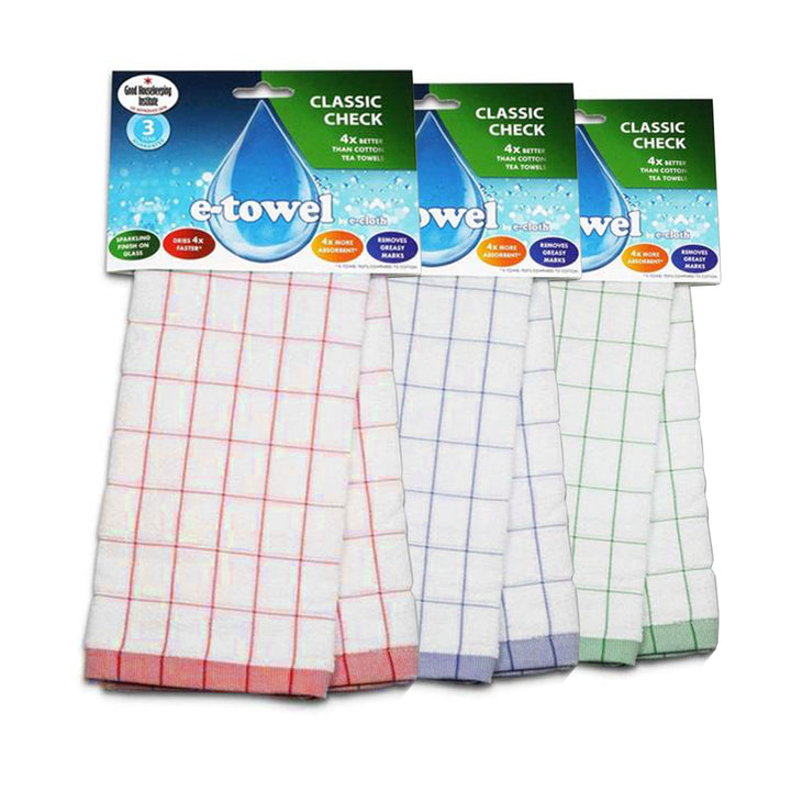 E-CLOTH Classic Eco Tea Towel Untuk Mengeringkan Kaca &amp; Alat Memasak
