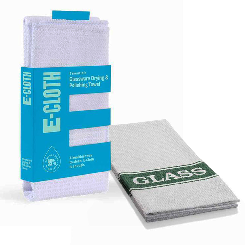E-CLOTH Alat Kaca Pengeringan & Menggilap Tuala Microfibre
