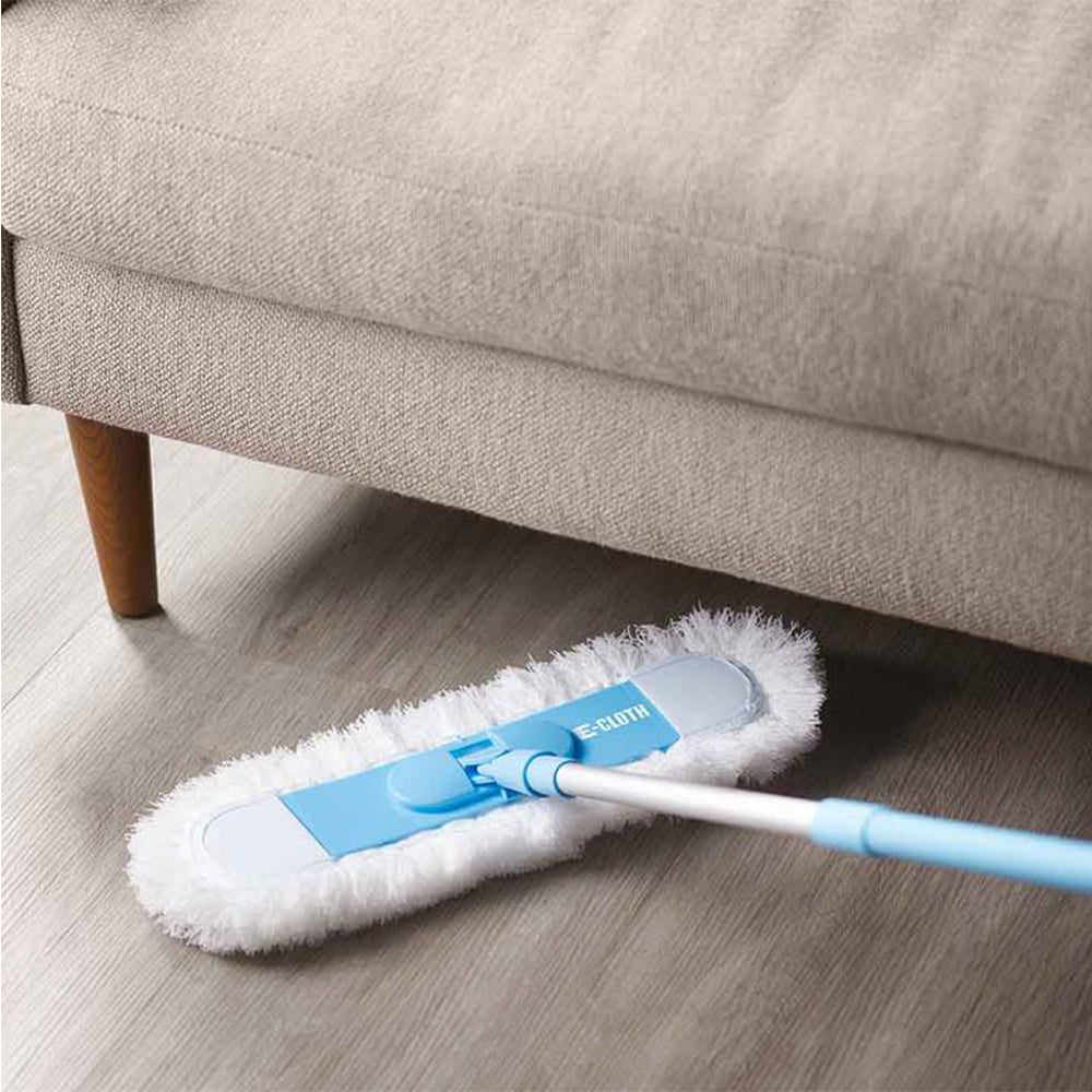 E-CLOTH Eco Flexi Edge Floor & Wall Duster dengan Pemegang Teleskopik