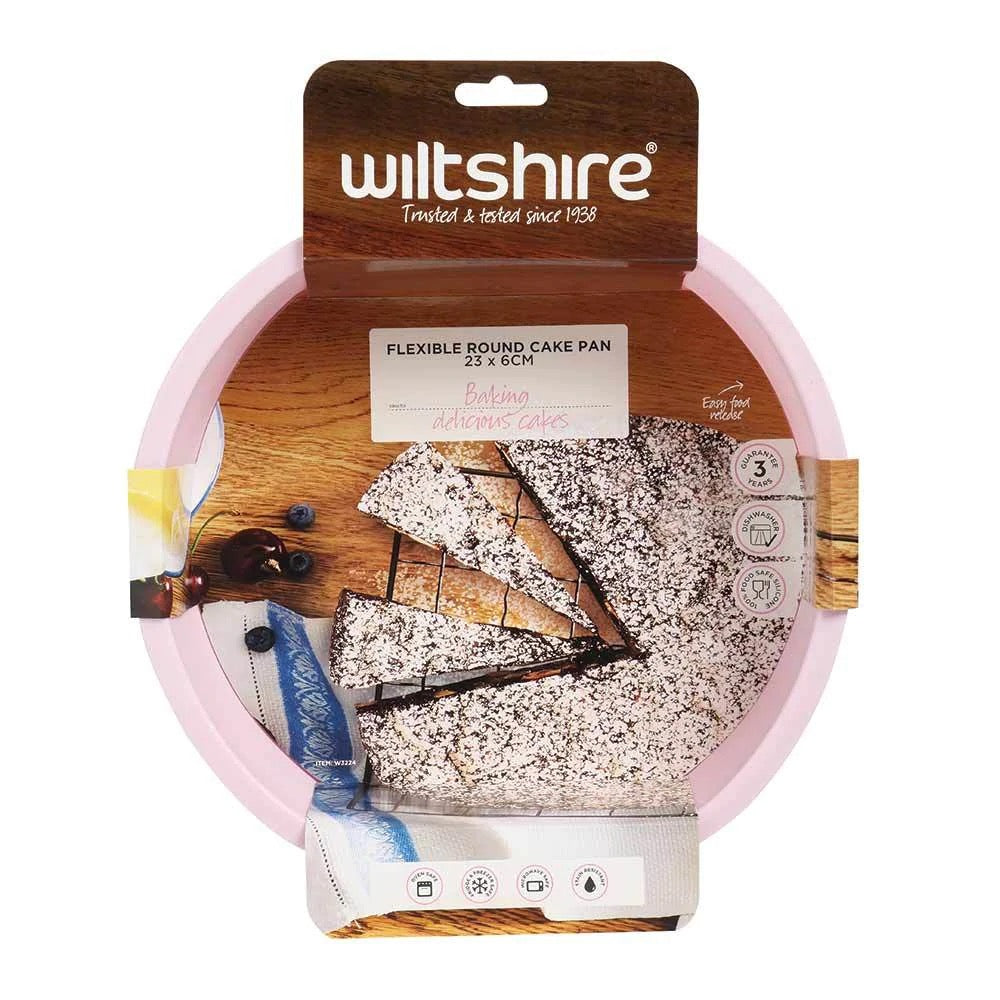 WILTSHIRE Bend N Bakar Kuali Kek Bulat Silikon