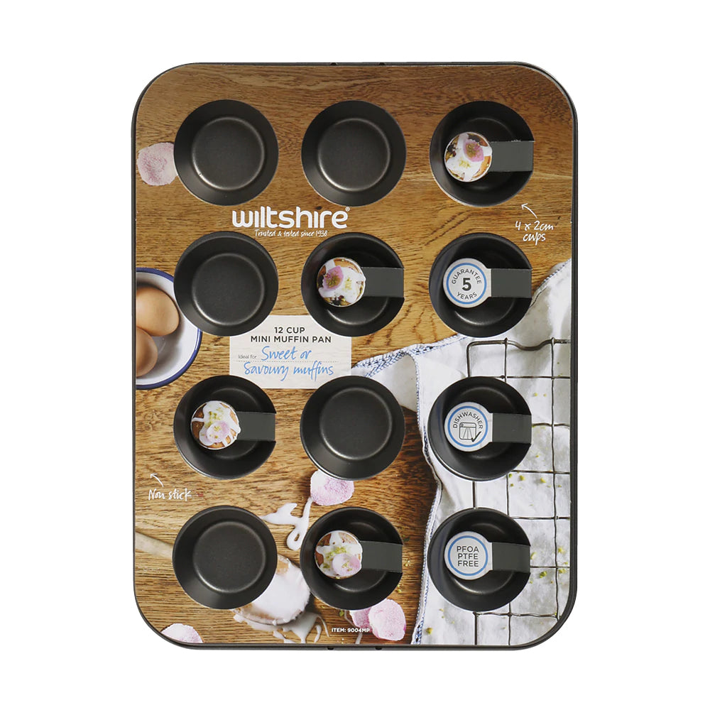 WILTSHIRE Easybake Muffin Dulang (12 Cawan)