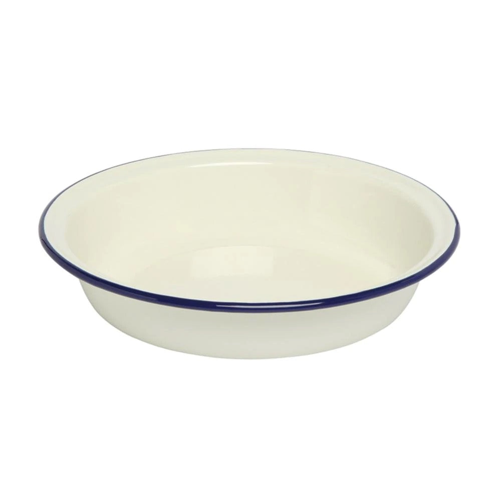 WILTSHIRE Hidangan Pai Bulat Enamel 