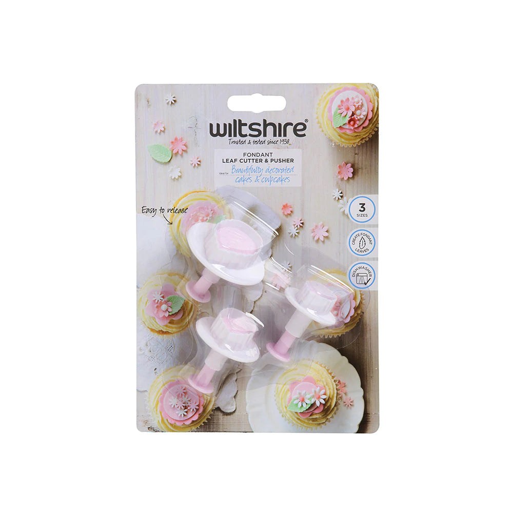 WILTSHIRE Set Pemotong & Penolak Daun Fondant 3pc