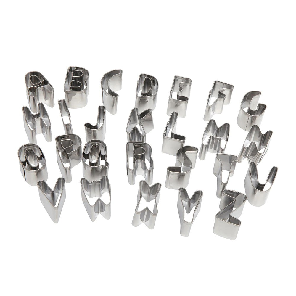 WILTSHIRE Letters Cookie Cutters Set 26pc