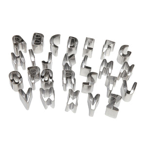 WILTSHIRE Letters Cookie Cutters 26pc Set