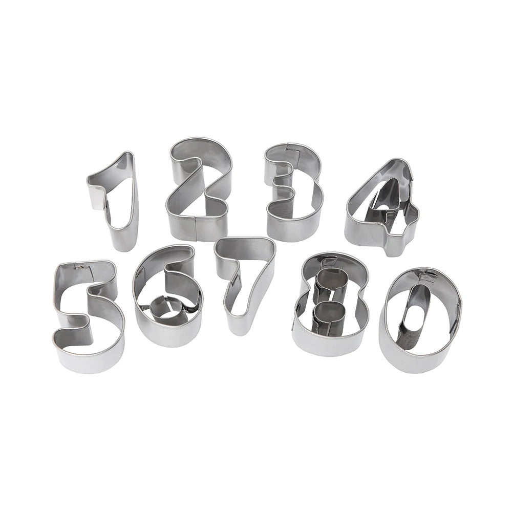 WILTSHIRE Numbers Cookie Cutters Set 9pc