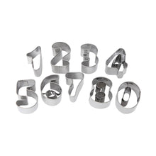 Load image into Gallery viewer, WILTSHIRE Numbers Cookie Cutters 9pc Set
