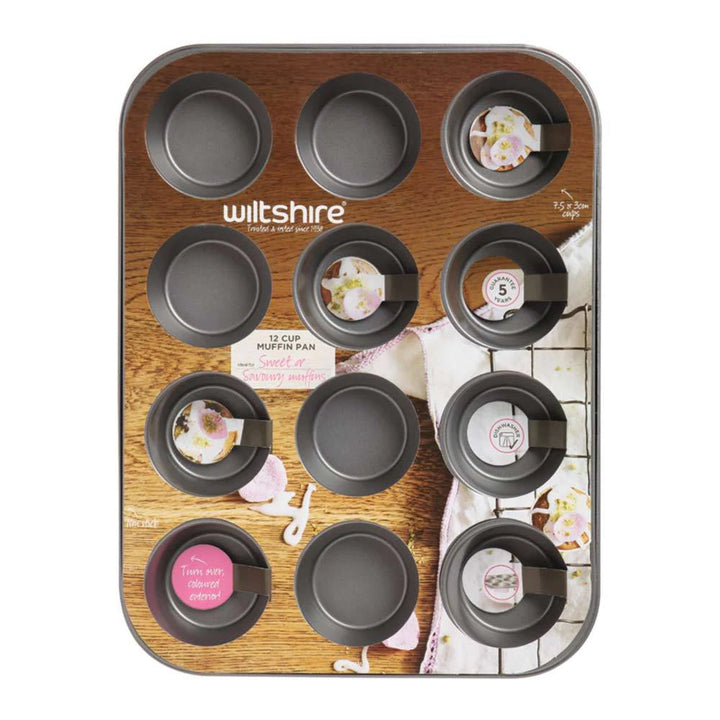 WILTSHIRE Two Toned 12 Cup Muffin Pan
