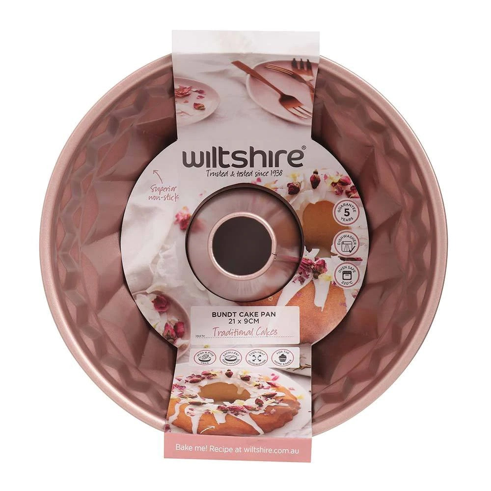 WILTSHIRE Kuali Bundt Elegan Rose Gold 21cm