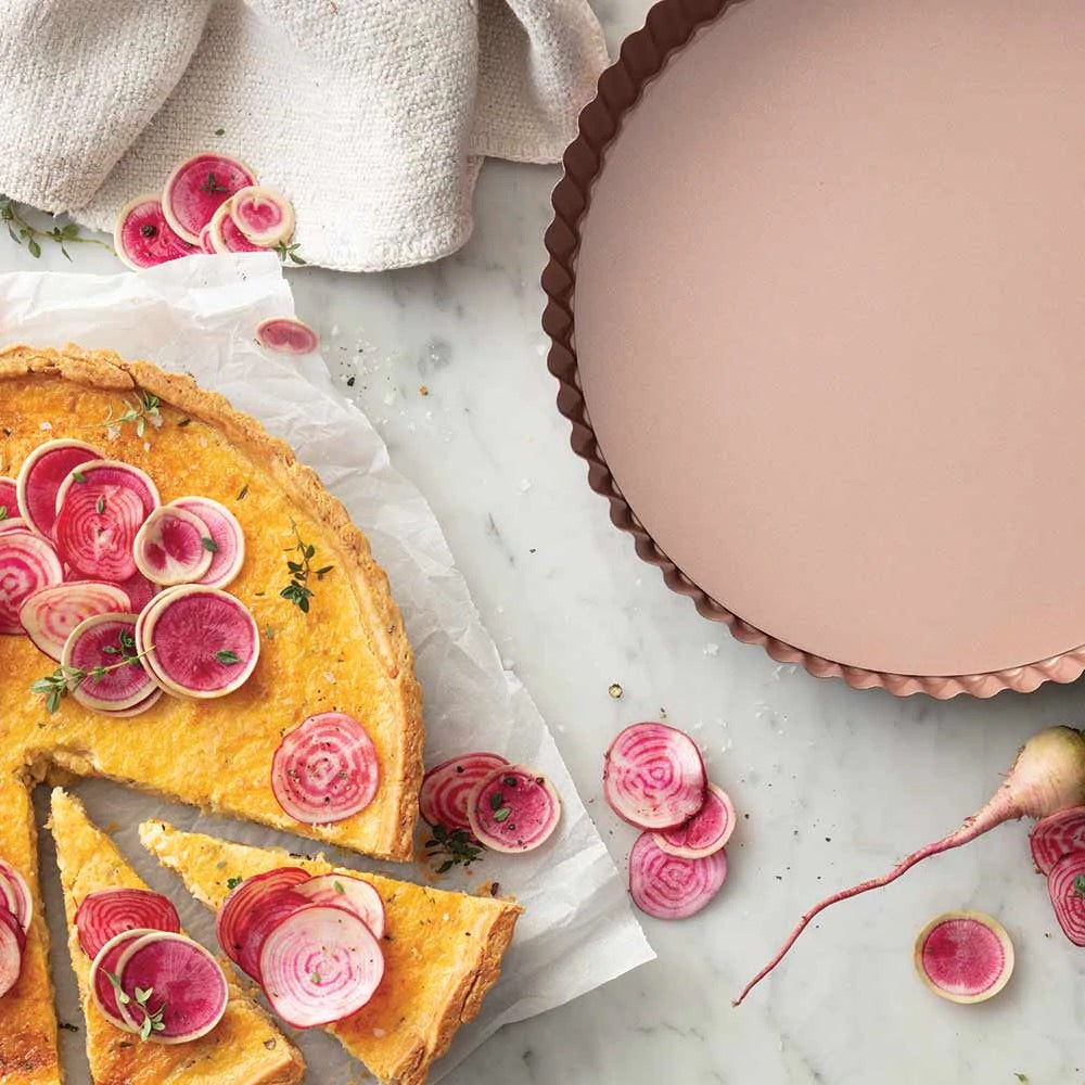 WILTSHIRE Kuali Quiche Elegan Rose Gold 24cm