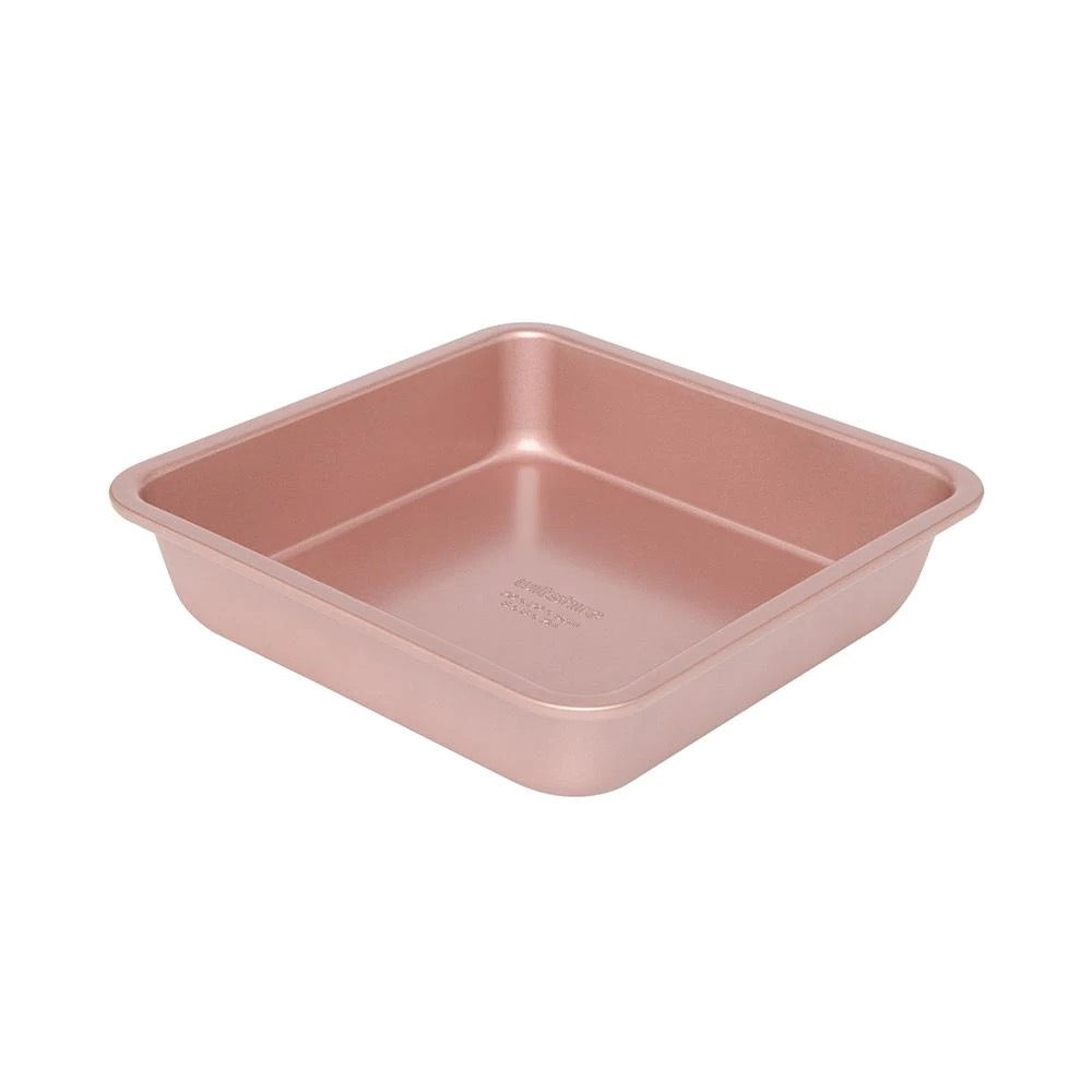 WILTSHIRE Rose Gold Elegant Square Cake Pan 20cm Modern Home SG