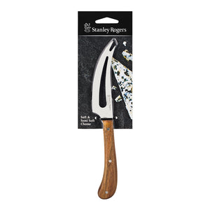 STANLEY ROGERS Pistol Grip Acacia Slotted Soft Cheese Knife