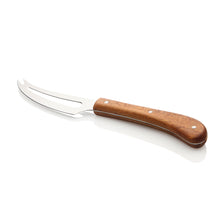 Load image into Gallery viewer, STANLEY ROGERS Pistol Grip Acacia Slotted Soft Cheese Knife
