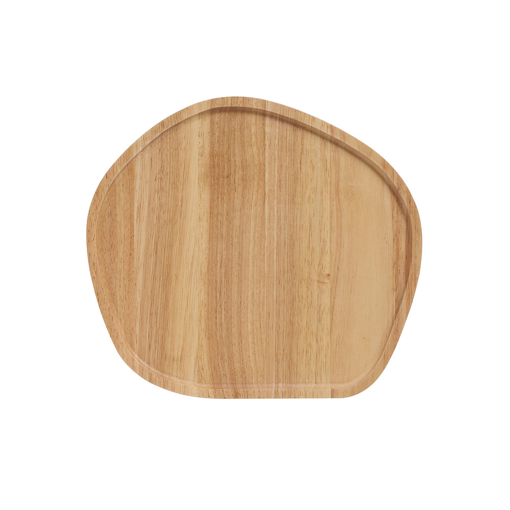 STANLEY ROGERS Medium Wooden Serving Platter Round 34cm