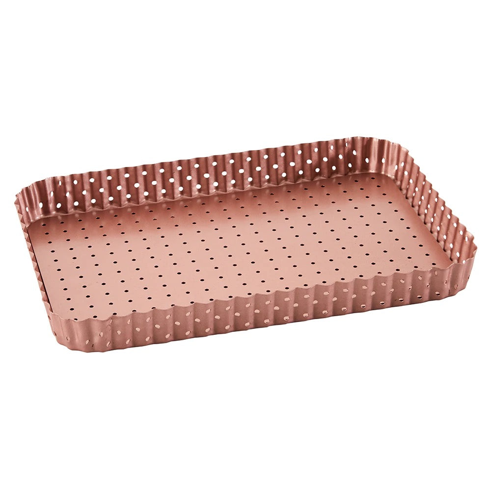 WILTSHIRE Kuali Tart Berlubang Rose Gold 30.5cm