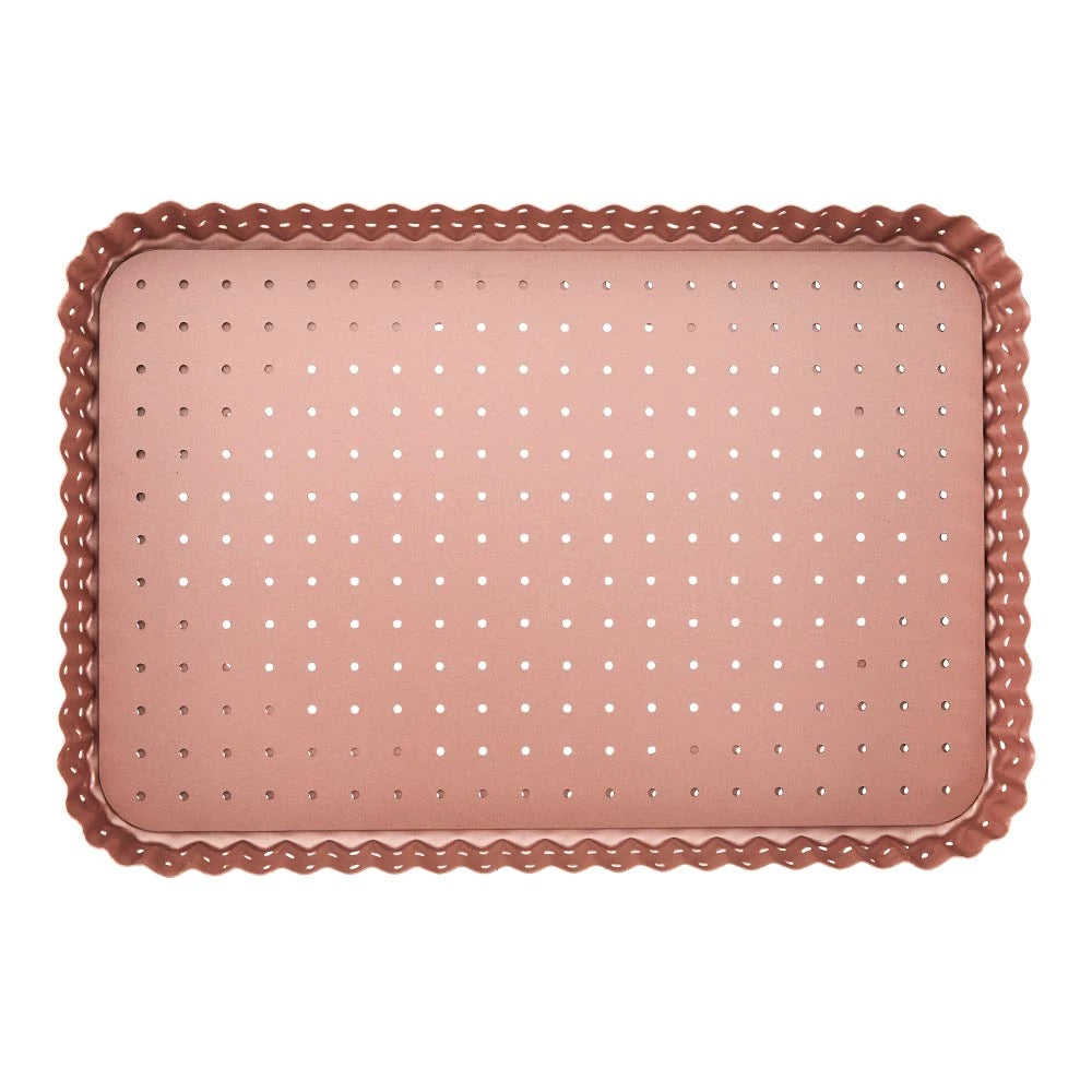 WILTSHIRE Kuali Tart Berlubang Rose Gold 30.5cm