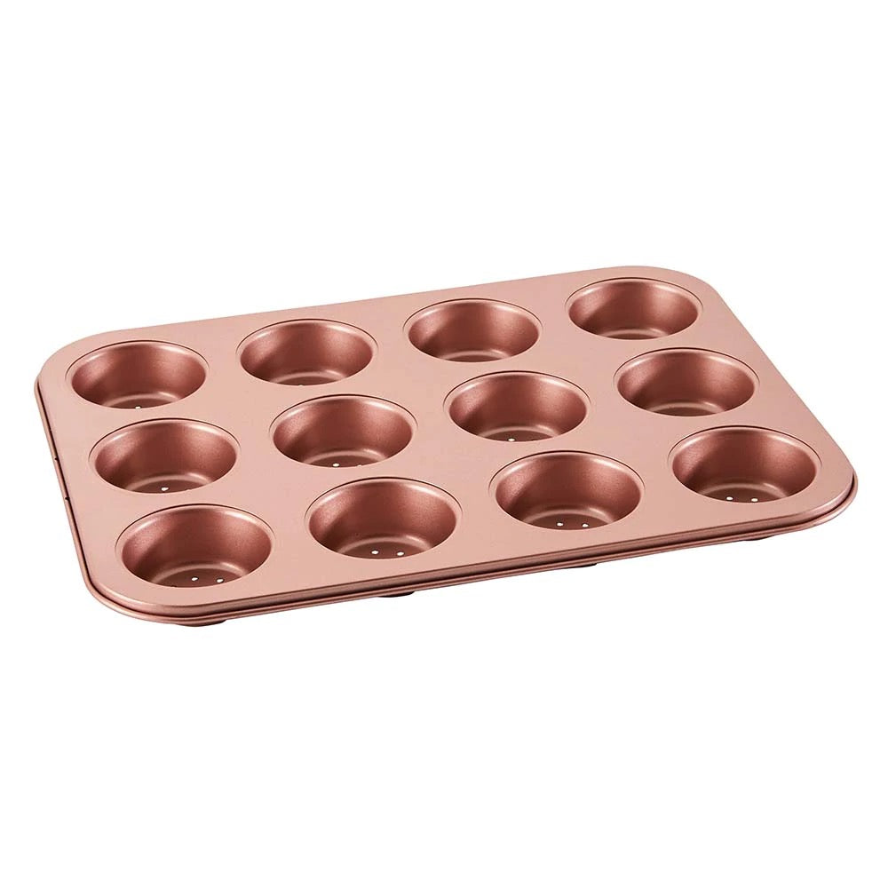 WILTSHIRE Rose Gold Perforated Mini Quiche Pan