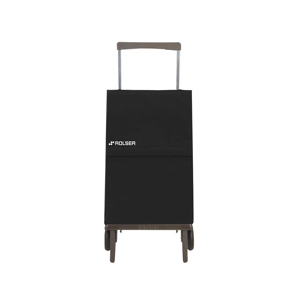 ROLSER Plegamatic Foldable Shopping Trolley Black