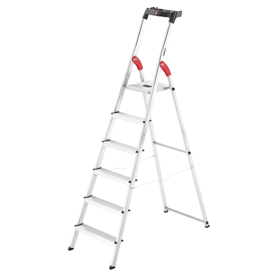 hailo 6 step heavy duty extra safe ladder