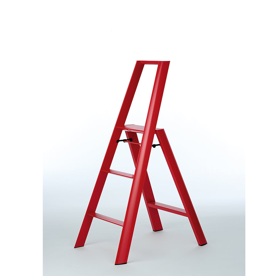 3 Step Household Ladder red