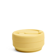 Load image into Gallery viewer, Stojo Biggie Collapsible cup 16oz Mimosa Collapsed
