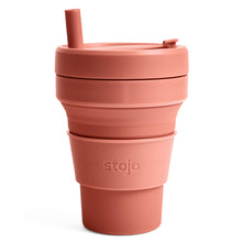 Load image into Gallery viewer, Stojo Biggie Collapsible cup 16oz Nutmeg

