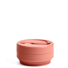 Load image into Gallery viewer, Stojo Collapsible Pocket Cup 12oz Nut Meg Collapsed
