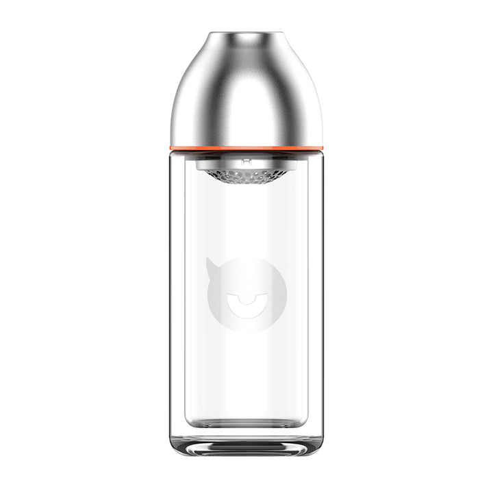 NONOO Double Wall Glass Bottle - 260ml Orange