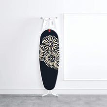 Load image into Gallery viewer, Rayen 3 Layer Padding Navy Blue Flower Beige Elastic Ironing Board Cover 122x44cm
