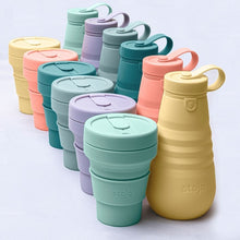 Load image into Gallery viewer, Stojo Collapsible Water Bottle 20oz Mimosa
