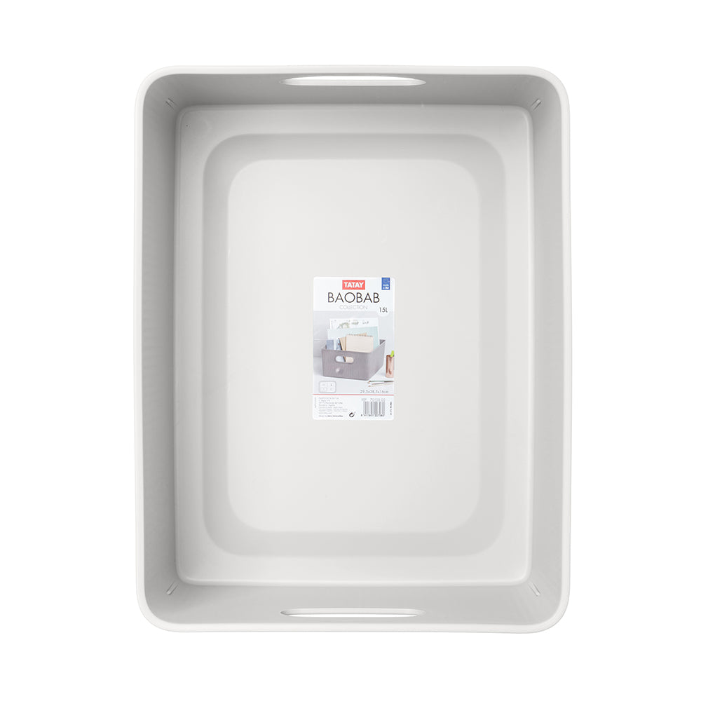 Bakul Penyimpanan Tatay L 15L BAOBAB (Putih) T0103.01