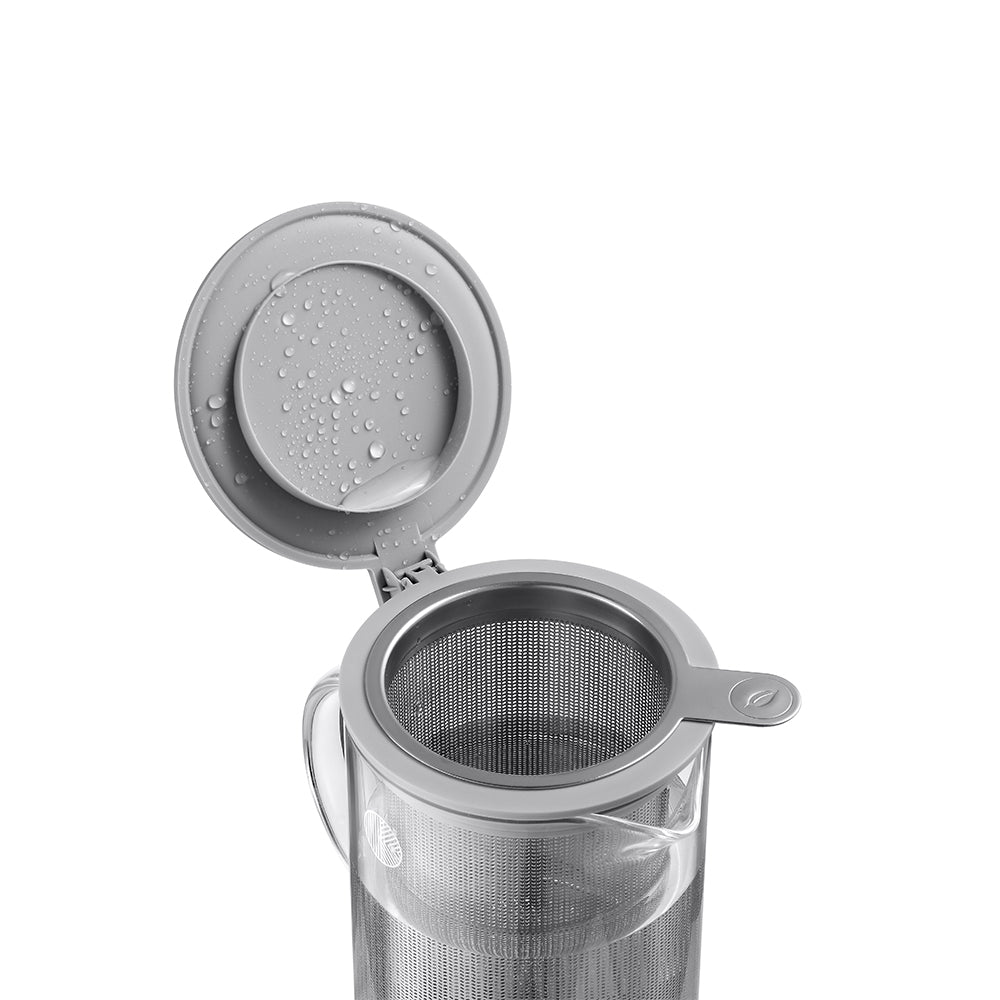 Buydeem Periuk Teh Kaca dengan Penapis Teh 800ml