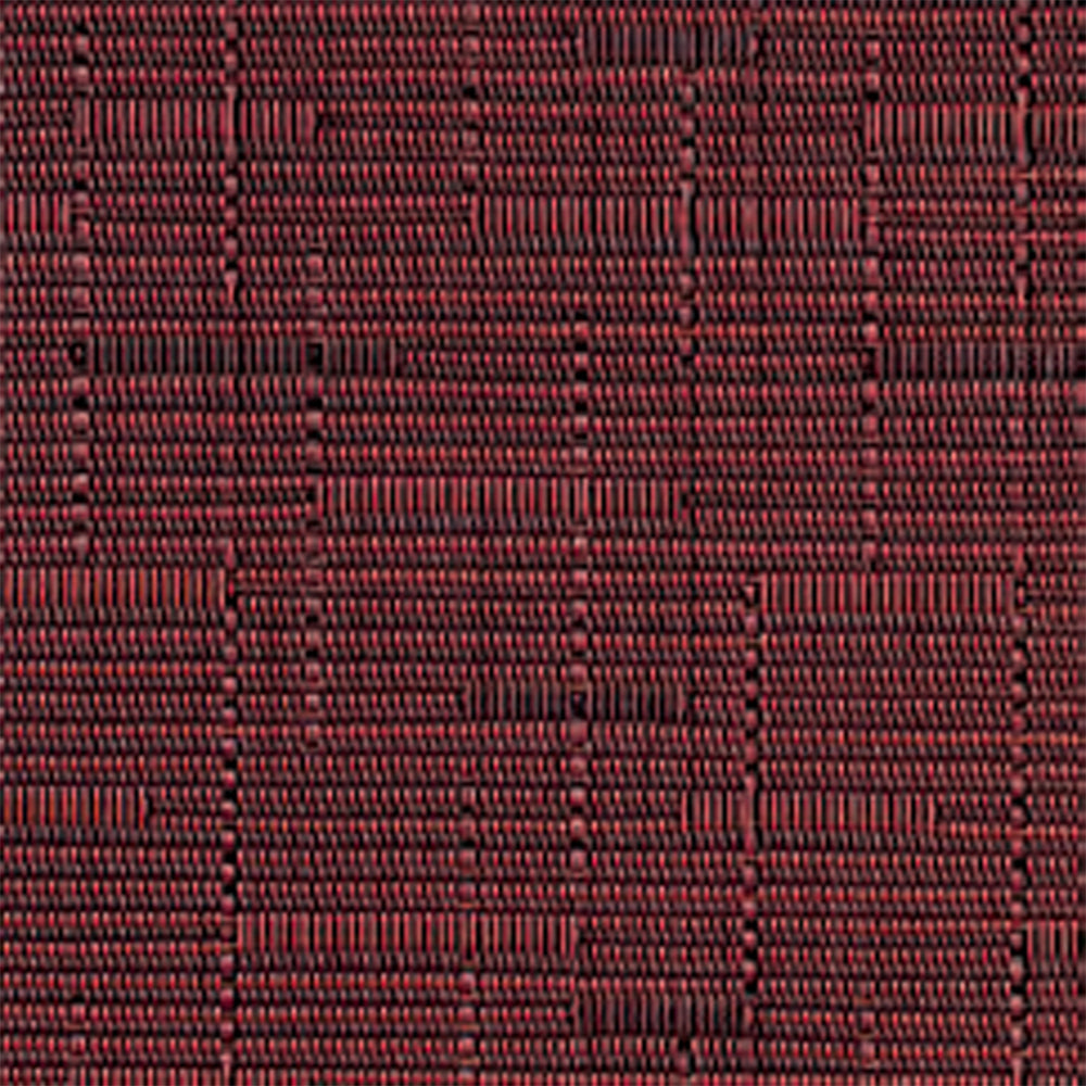 CHILEWICH TerraStrand Microban Anyaman Buluh Alas Meja 36 x 48 cm, Cranberry
