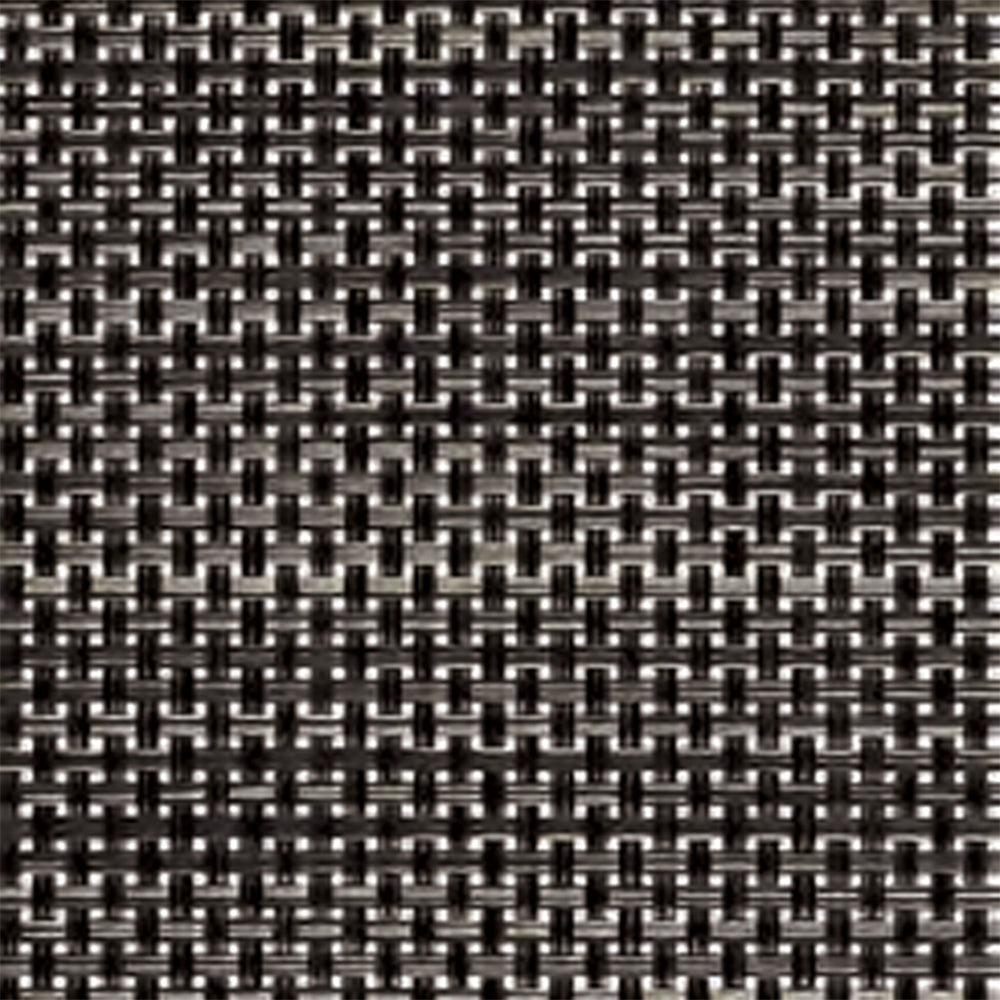 CHILEWICH TerraStrand Microban Anyaman Tikar Meja Anyaman 36 x 48 cm, Karbon