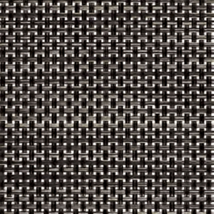 CHILEWICH TerraStrand Microban Basketweave Woven Table Mat 36 x 48 cm, Carbon