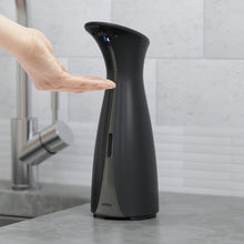 Load image into Gallery viewer, UMBRA Otto Automatic Soap Dispenser and Hand Sanitizer 250ml, Black/Charcoal
