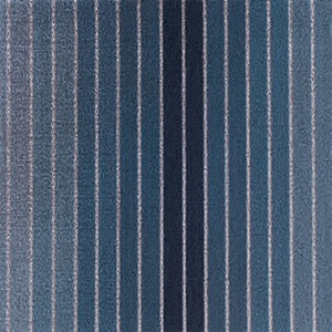 CHILEWICH TerraStrand® Microban®  Block Stripe Door Mat 46 x 71 cm, Denim