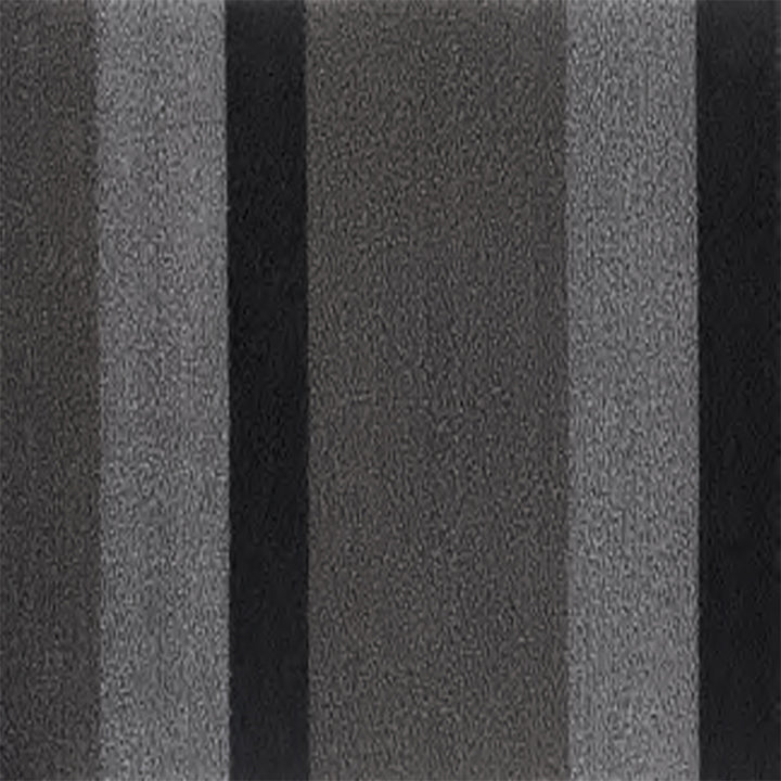 CHILEWICH TerraStrand¬Æ Microban¬Æ Bold Stripe Door Mat, 46 x 71 cm, Silver/Black