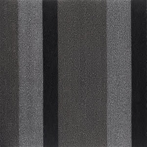 CHILEWICH TerraStrand¬Æ Microban¬Æ Bold Stripe Door Mat, 46 x 71 cm, Silver/Black