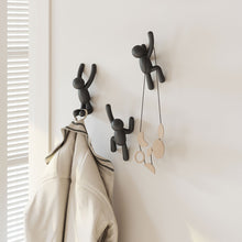 Load image into Gallery viewer, UMBRA Buddy Wall 3-Hook, Black
