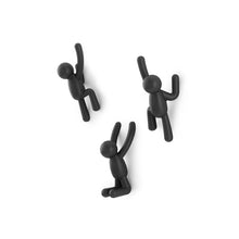 Load image into Gallery viewer, UMBRA Buddy Wall 3-Hook, Black
