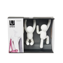 Load image into Gallery viewer, UMBRA Buddy Wall 3-Hook, White
