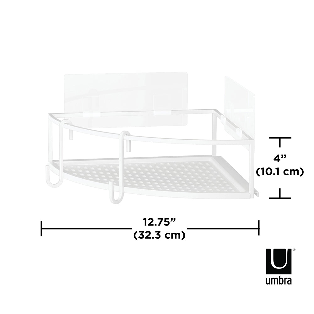 UMBRA Cubiko Corner Rack, Set of 2, White
