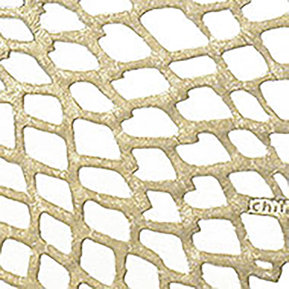 CHILEWICH TerraStrand Microban Dahlia Mould Table Mat 36 x 38 cm, Champagne