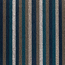 Load image into Gallery viewer, CHILEWICH TerraStrand® Microban® Even Stripe Door Mat, 46 x 71 cm, Marine
