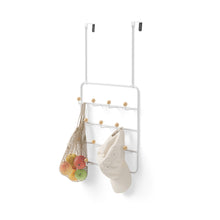 Load image into Gallery viewer, UMBRA Estique Over-the-Door Multi Organizer with 14 Hooks, White
