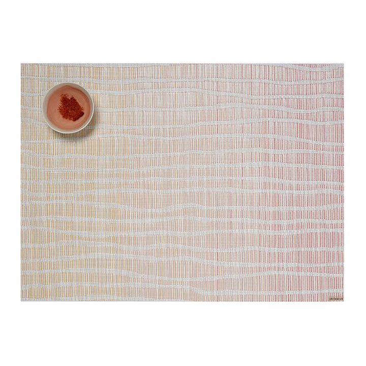 Chilewich Terrastrand Microban Float Woven Table Mat 36 x 48cm, Guava