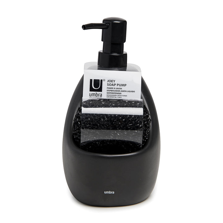 UMBRA Joey Soap Dispenser, 590 ml, Hitam