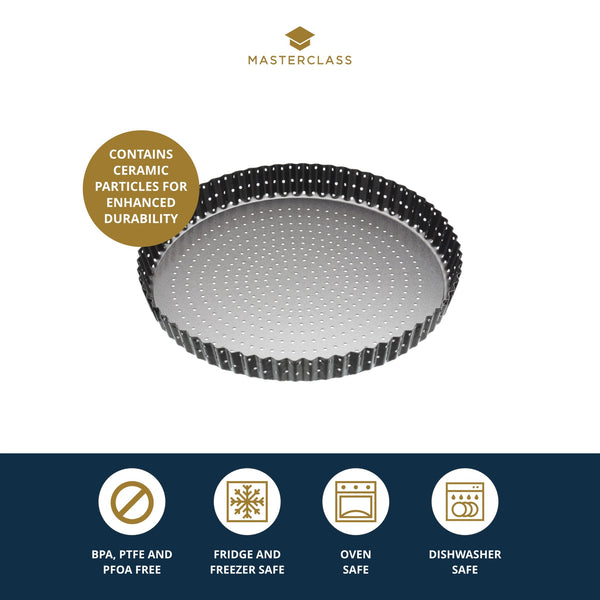 MASTERCLASS Mc Non Stick Quiche Tin 28Cm